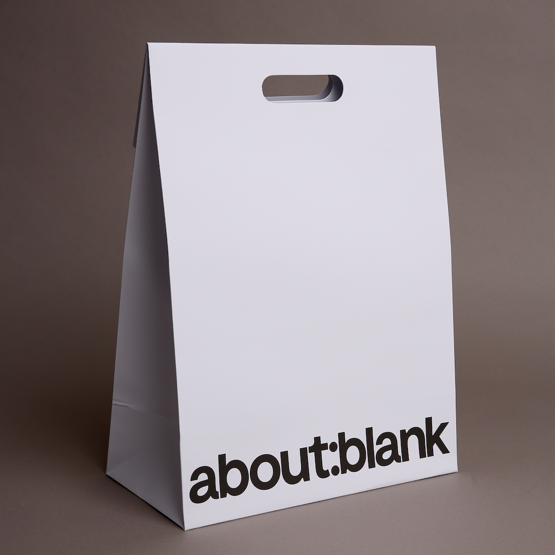 LUXURY RECYCLED DIE CUT HANDLE GIFT BAG