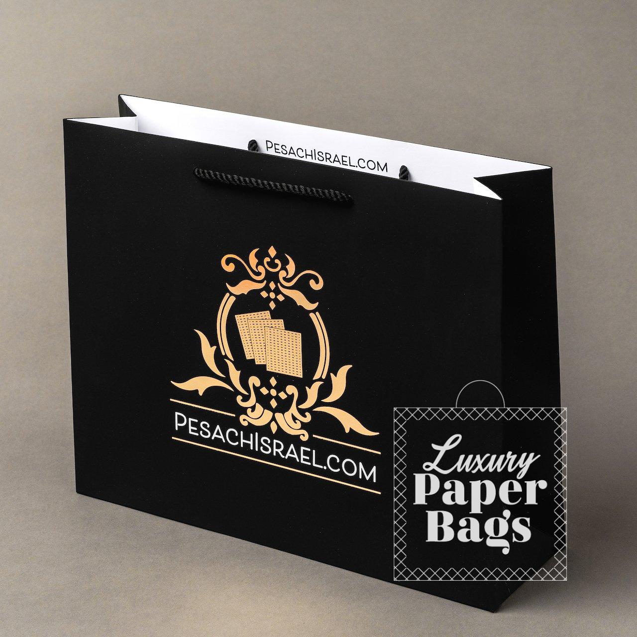 Luxury Paper Bags with Gold Foil Logo