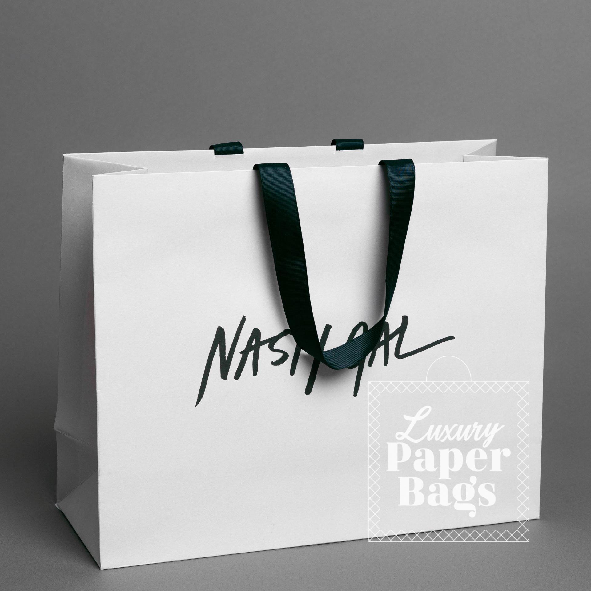 Printed Black Shopping Paper Carry Bags at Rs 18 in Ludhiana | ID:  23116542088