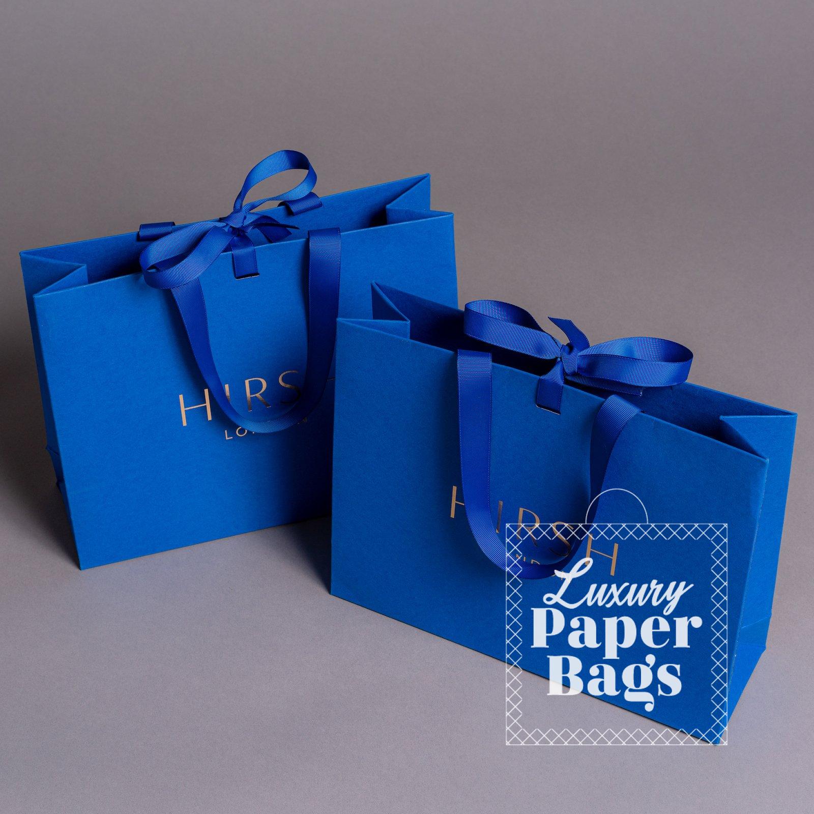 Luxury Ribbon Handle Paper Bags