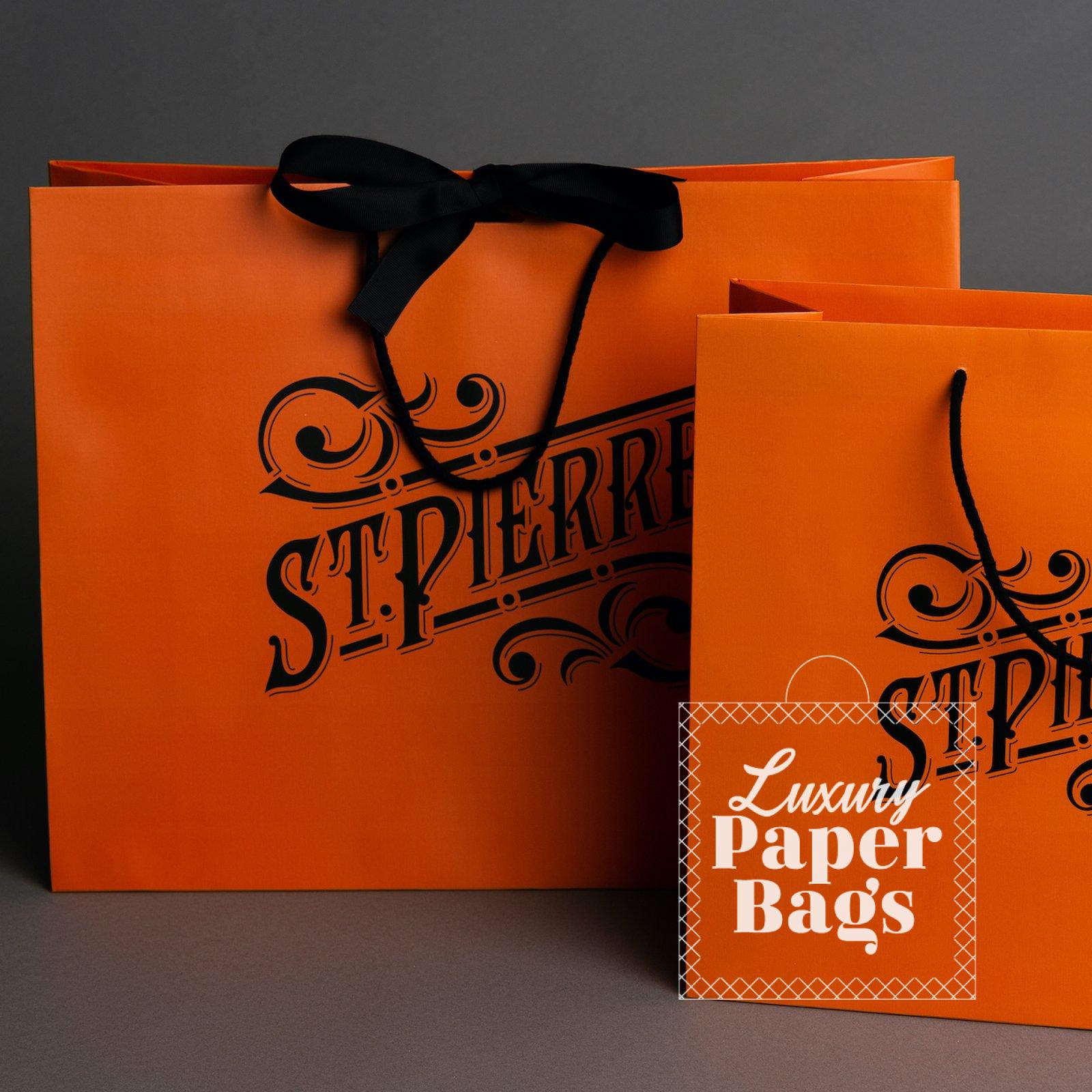 Laminated Paper Bags Range of Finishes Luxury Paper Bags